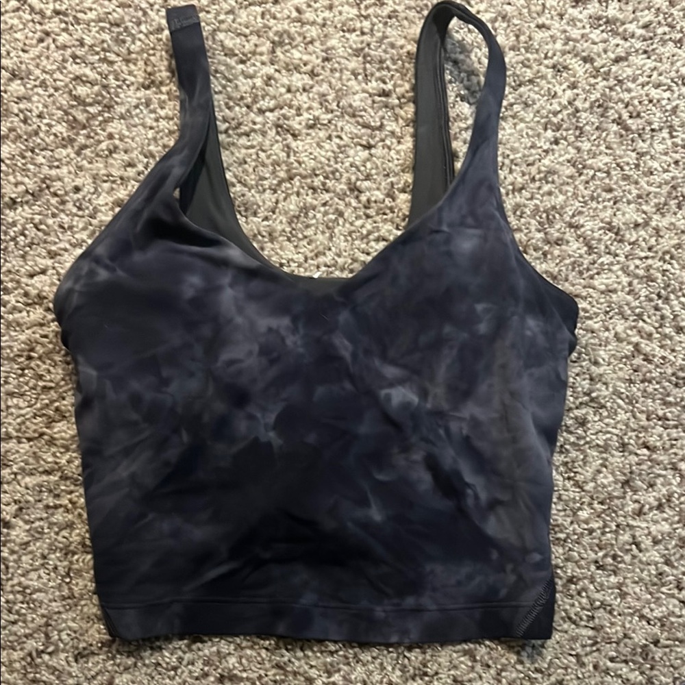 Dark Charcoal Gray Sports Bra with Sleeveless Design and Soft Texture